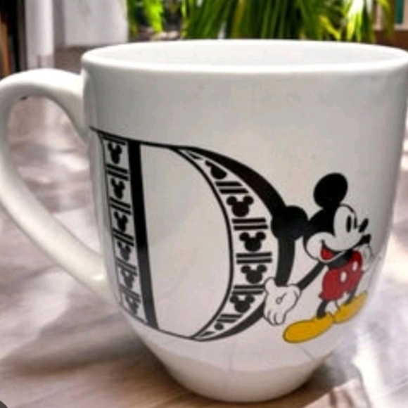 Disney Other - Disney Mickey Mouse White and Black Mug